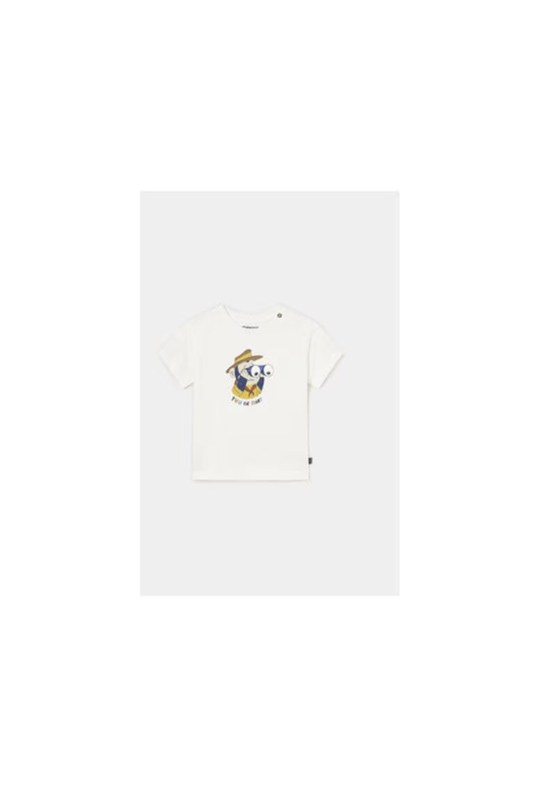 Mayoral Tricou copii - 854140 - Ecru - Bumbac -