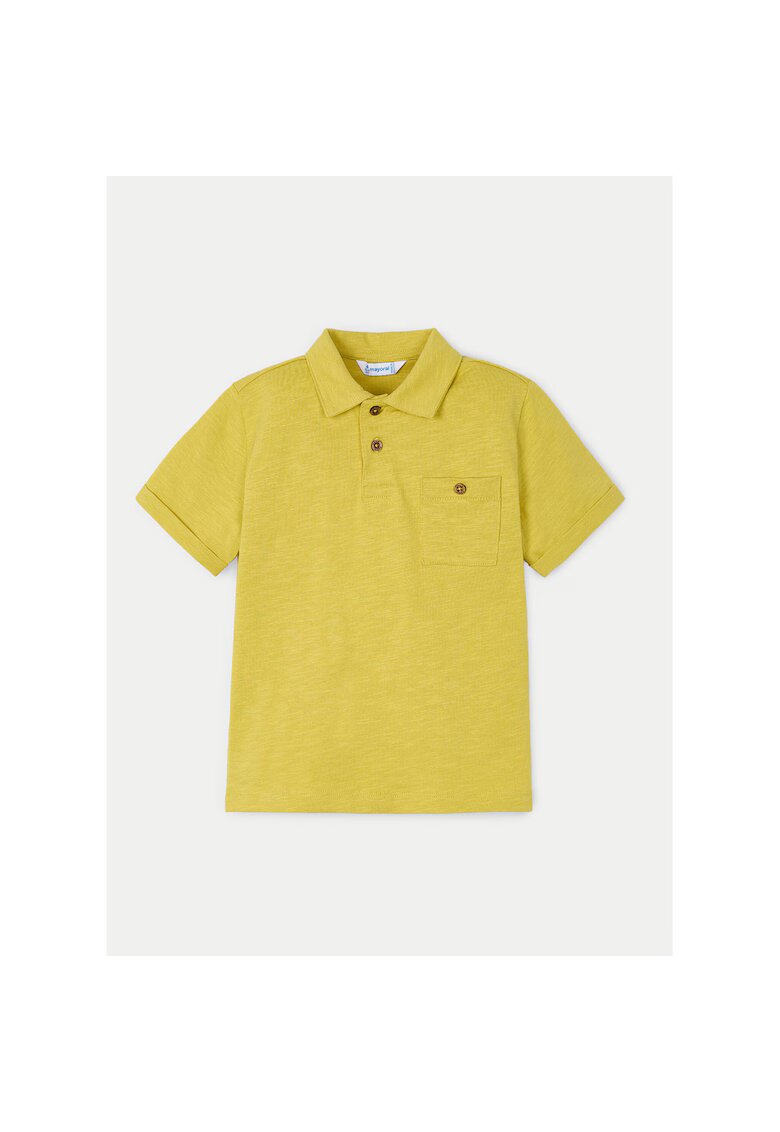 Mayoral Tricou Polo baieti 3109 - Bumbac - Galben - Galben