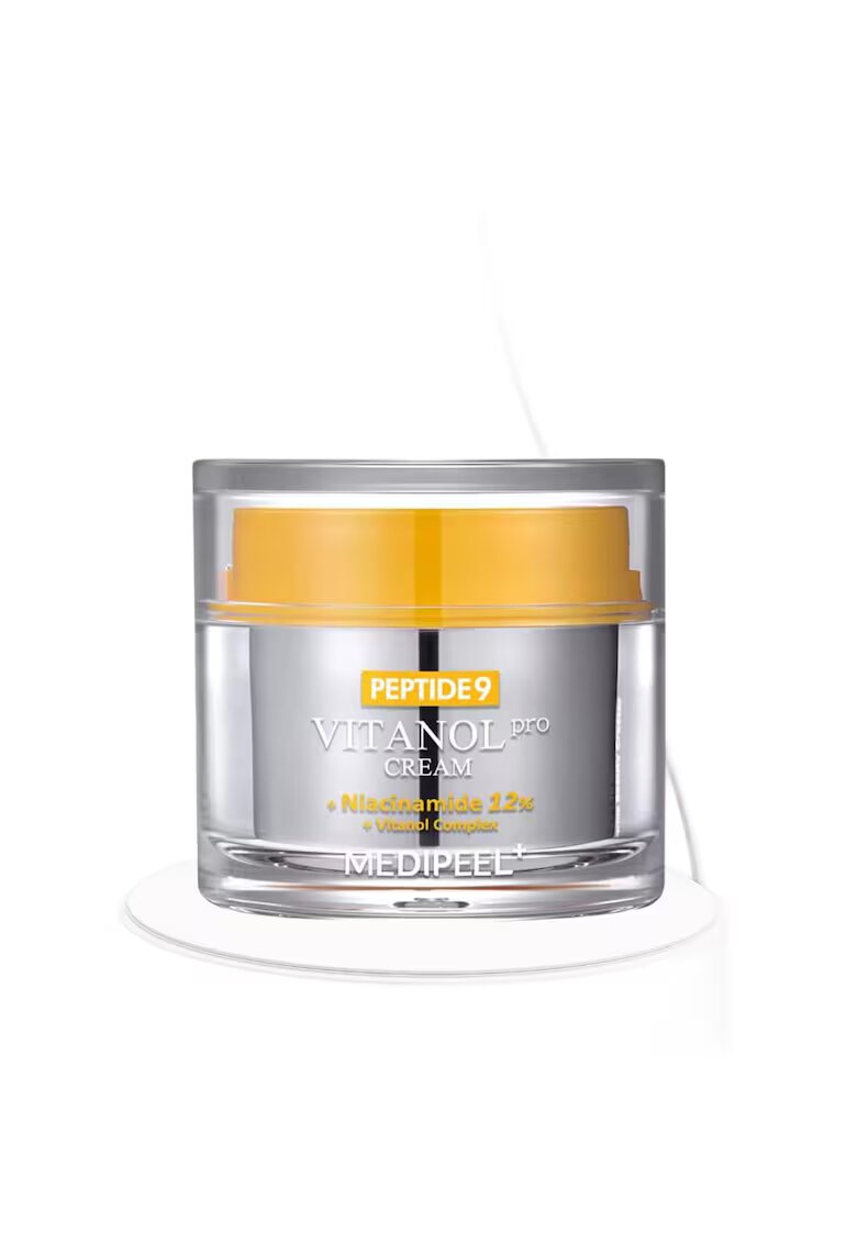 Medi-Peel Crema de fata Peptide9 Vitanol - Crema anti-rid cu peptide si niacinamid - 50 ml