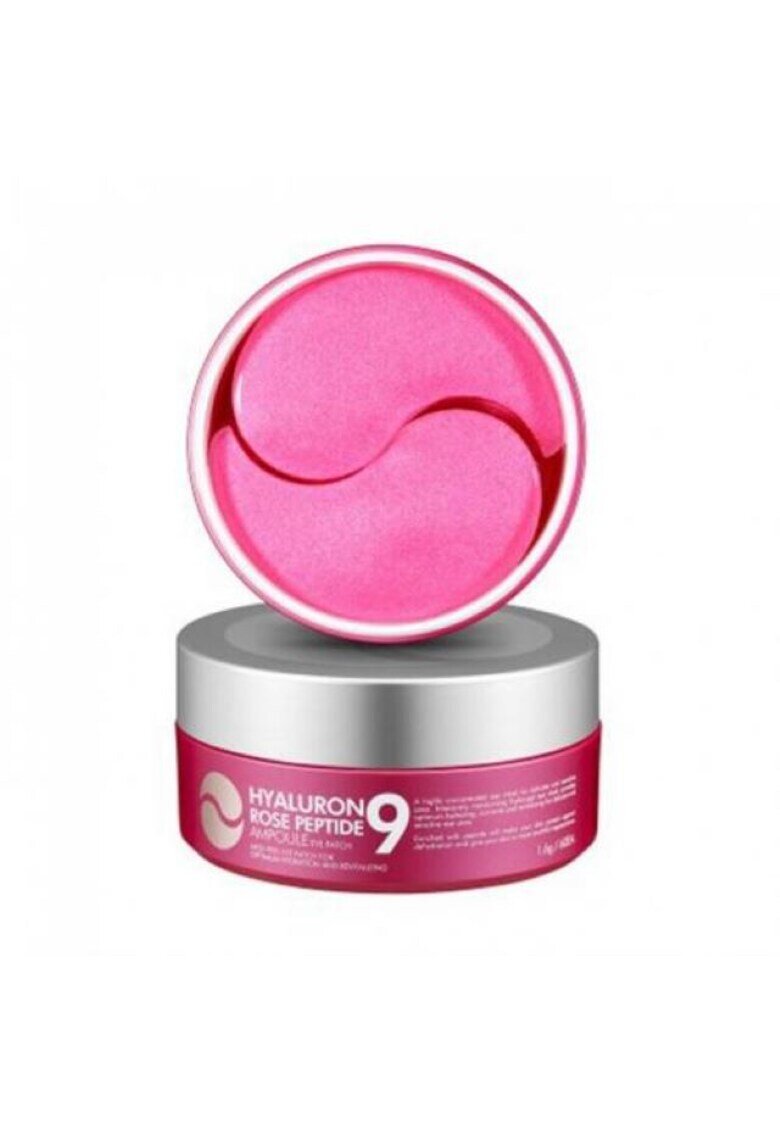 Medi-Peel Plasturi de ochi hidratanti cu hidrogel - extract de trandafir si peptide Rose Peptide 9 Ampoule - 60 bucati