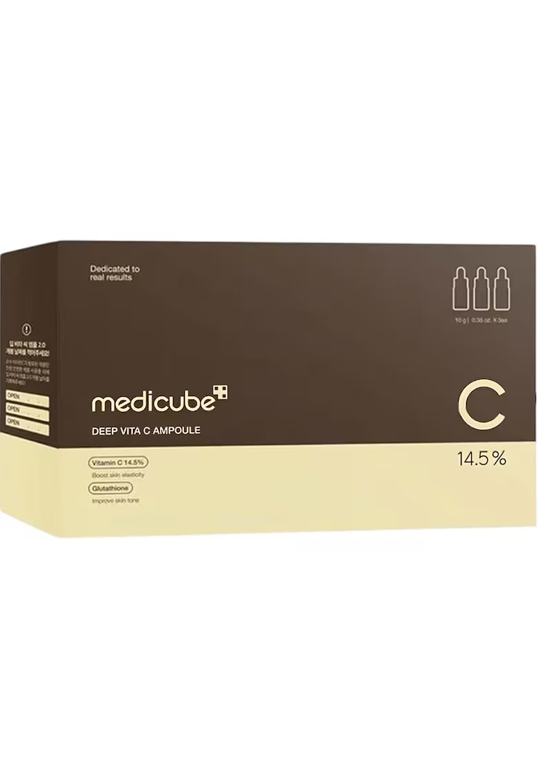 Medicube Deep Vita C Ampoule 2.0 Ser de fata pentru fermitate si iluminare 3X10ml