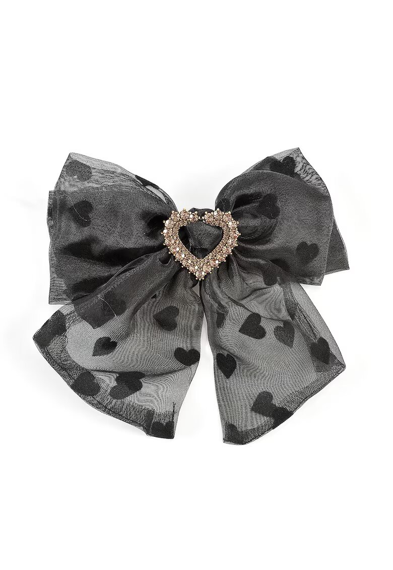 Meli Melo Clama de par neagra cu inimii - 14.5x10.5cm