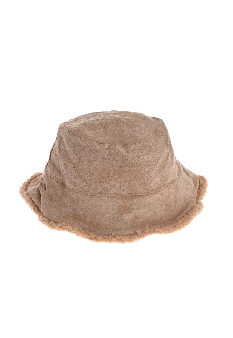 Meli Melo Palarie bucket bej cu interior imblanit