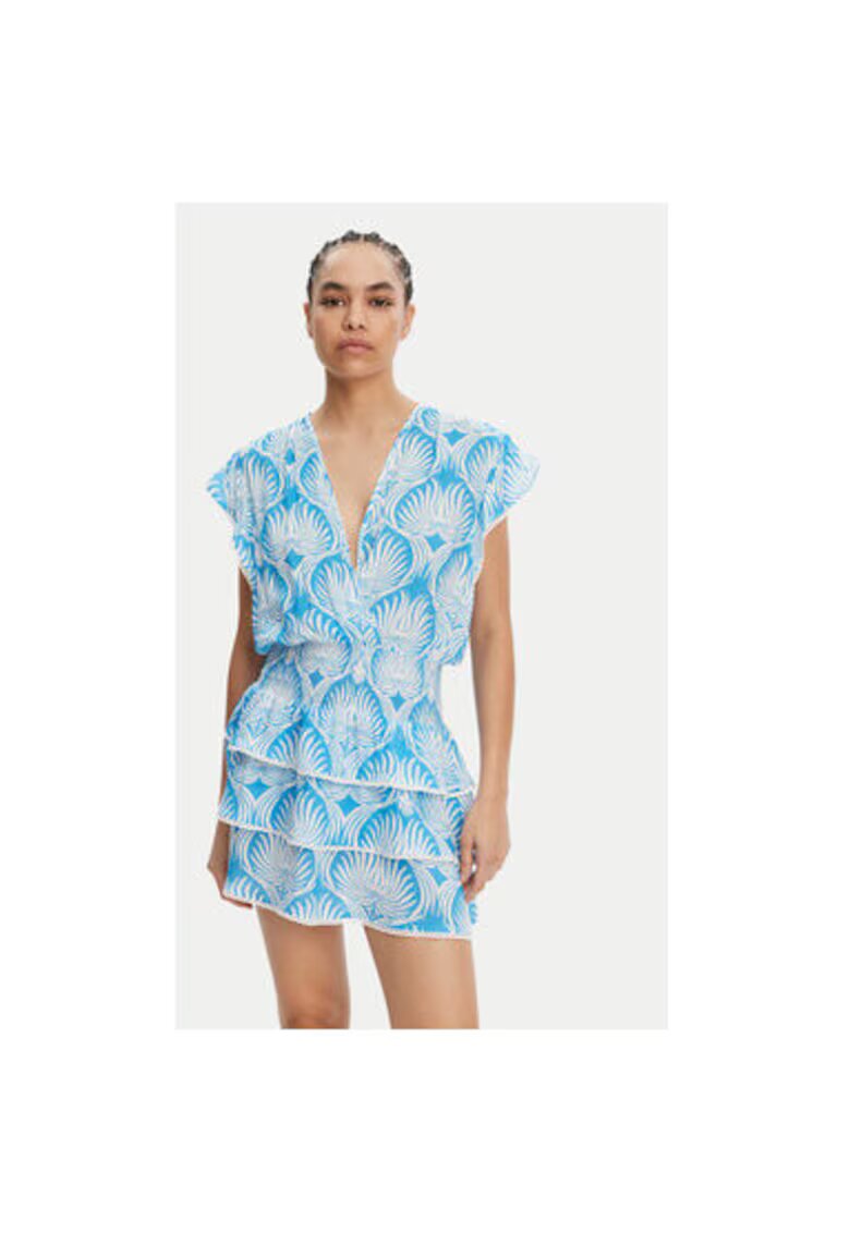 Melissa odabash Rochie de vara dama JESS - Viscoza - Albastru - Albastru