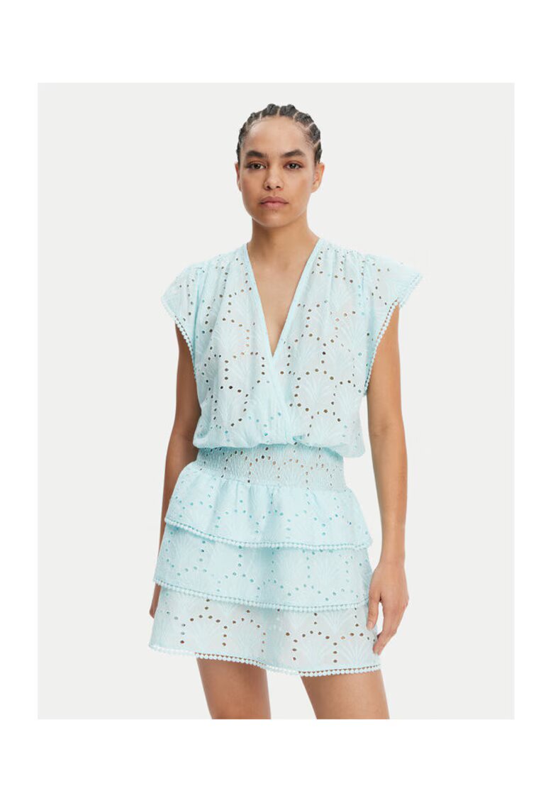 Melissa odabash Rochie Jess Sky - 100% bumbac - albastru cer