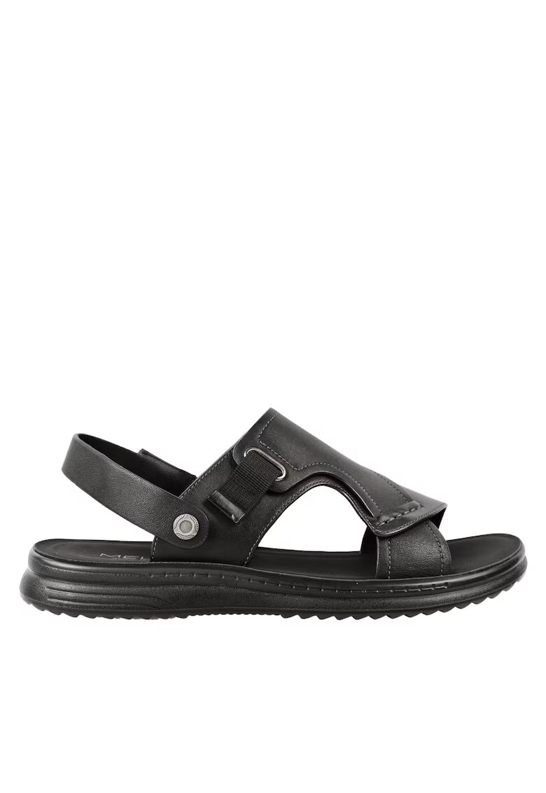 Mels Sandale casual - barbati - Y3502 - negru - piele naturala