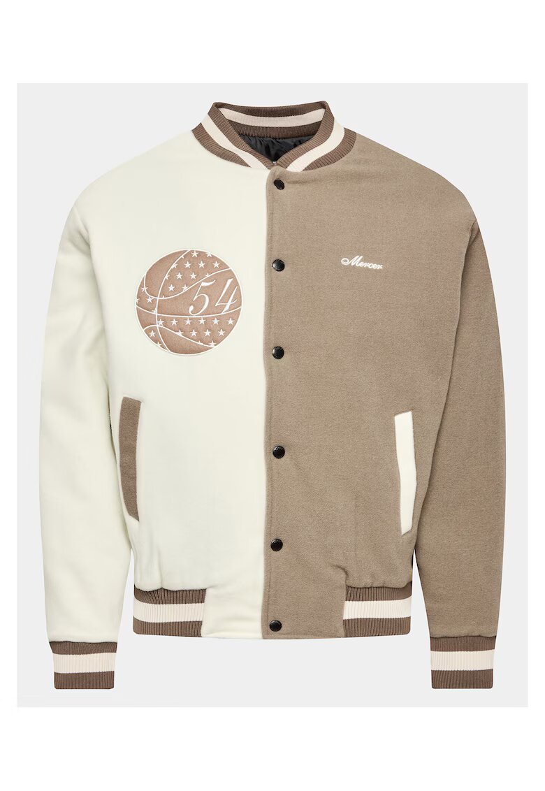 Mercer Amsterdam Jacheta bomber unisex bej - material usor