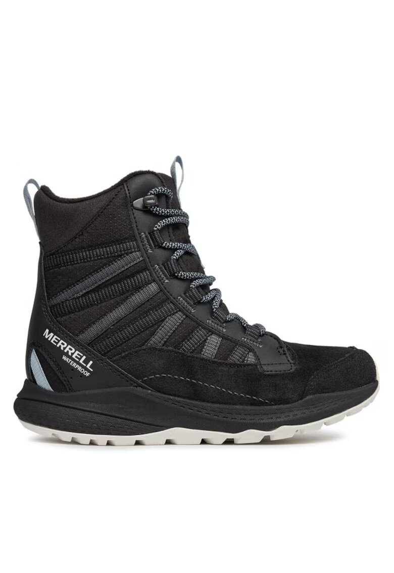 Merrell Ghete dama 301149309 - Piele intoarsa/Textil - Alb