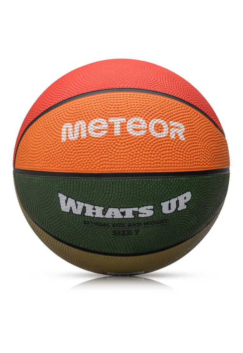 Meteor Minge De Baschet - What'S Up #7 - Material - Cauciuc - Dimensiune - 7 - Circumferinta - 75-77 cm - Greutate - 0.61 Kg - 24 cm x 34 cm x 15 cm x 10 cm - Multicolor