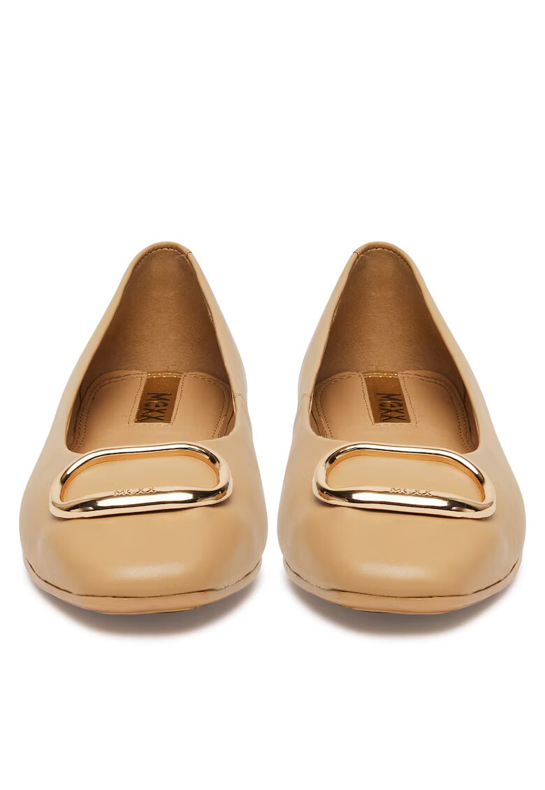 Mexx Balerini dama - piele naturala - bej/auriu
