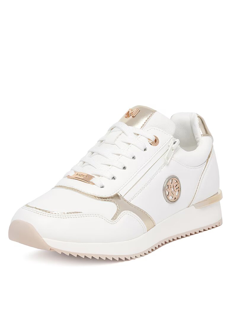 Mexx Pantofi sport dama - adidasi femeie - alb - piele ecologica -