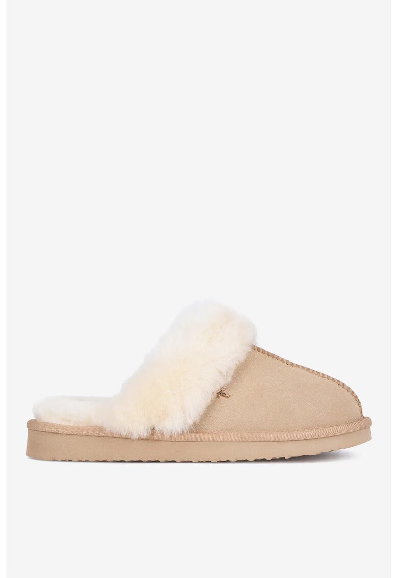 Mexx Papuci dama 5905588923855 - Piele intoarsa - Bej - Bej