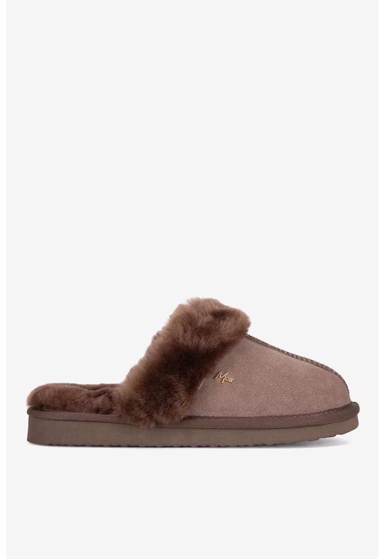 Mexx Papuci dama 5905588923879 - Piele intoarsa - Maro - Maro