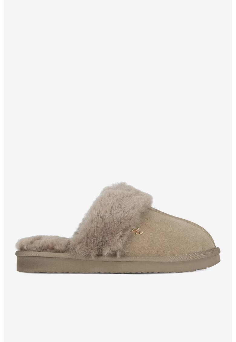 Mexx Papuci dama 5905588923893 - Piele intoarsa - Bej - Bej