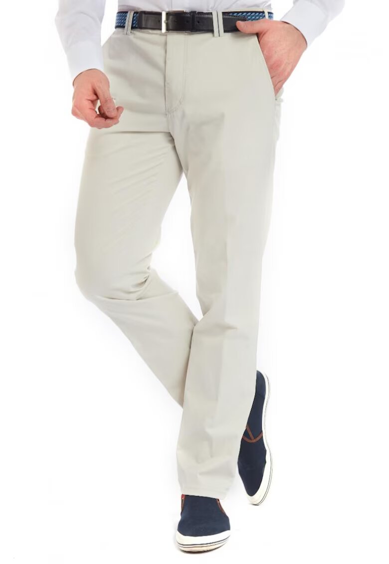 Meyer Pantaloni Barbati Bonn 5420 Alb