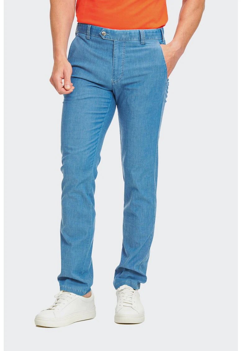 Meyer Pantaloni barbati Bonn 5680 albastru deschis - Albastru