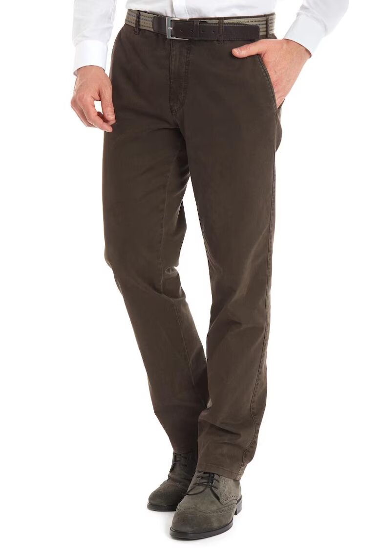 Meyer Pantaloni bărbați Bonn 6447 Maro