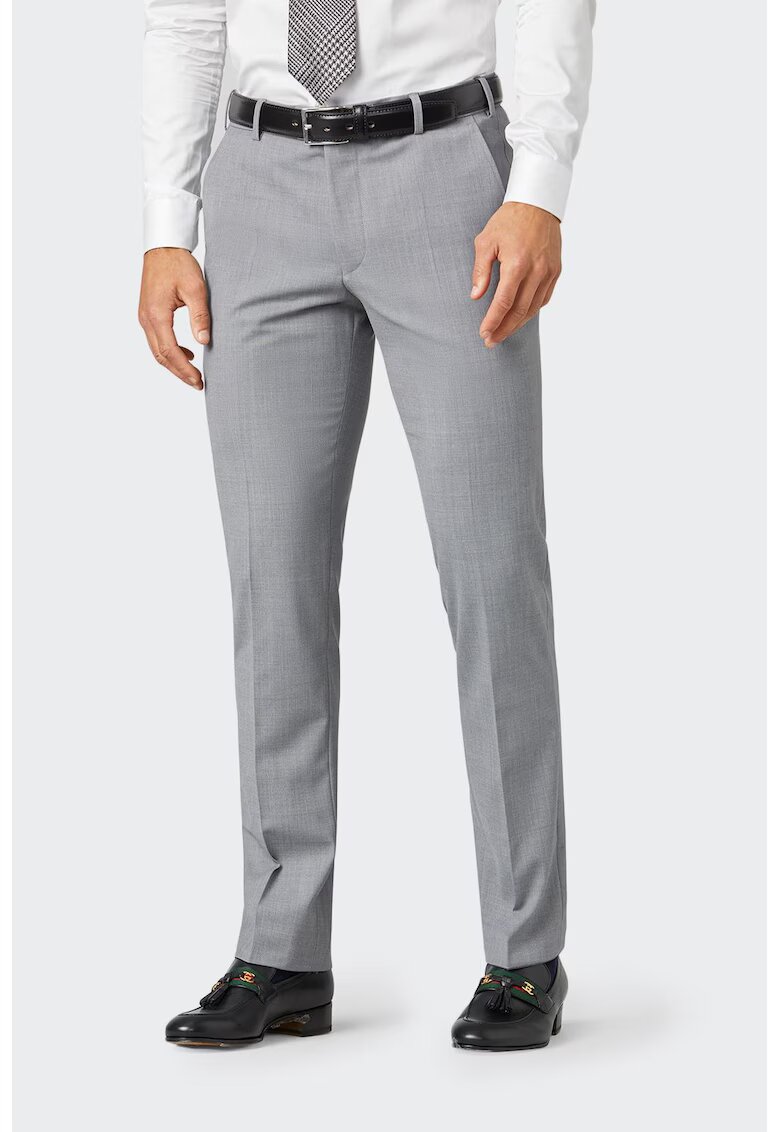 Meyer Pantaloni barbati Roma 9344/06 gri deschis - Gri deschis
