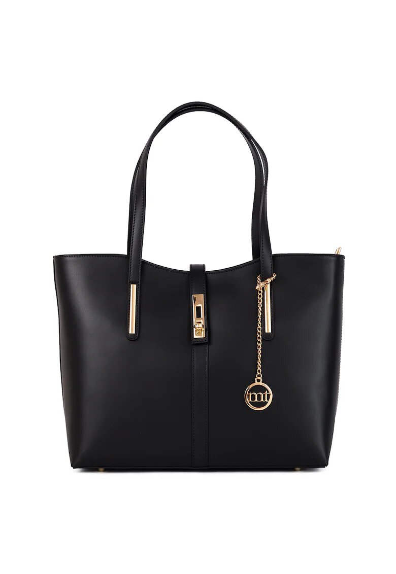 Mia Tomazzi Geanta shopper de piele Como - Negru