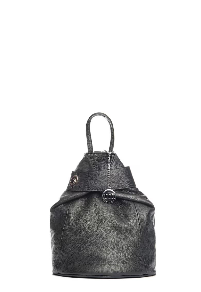 Mia Tomazzi Rucsac din piele Sirietto - Negru