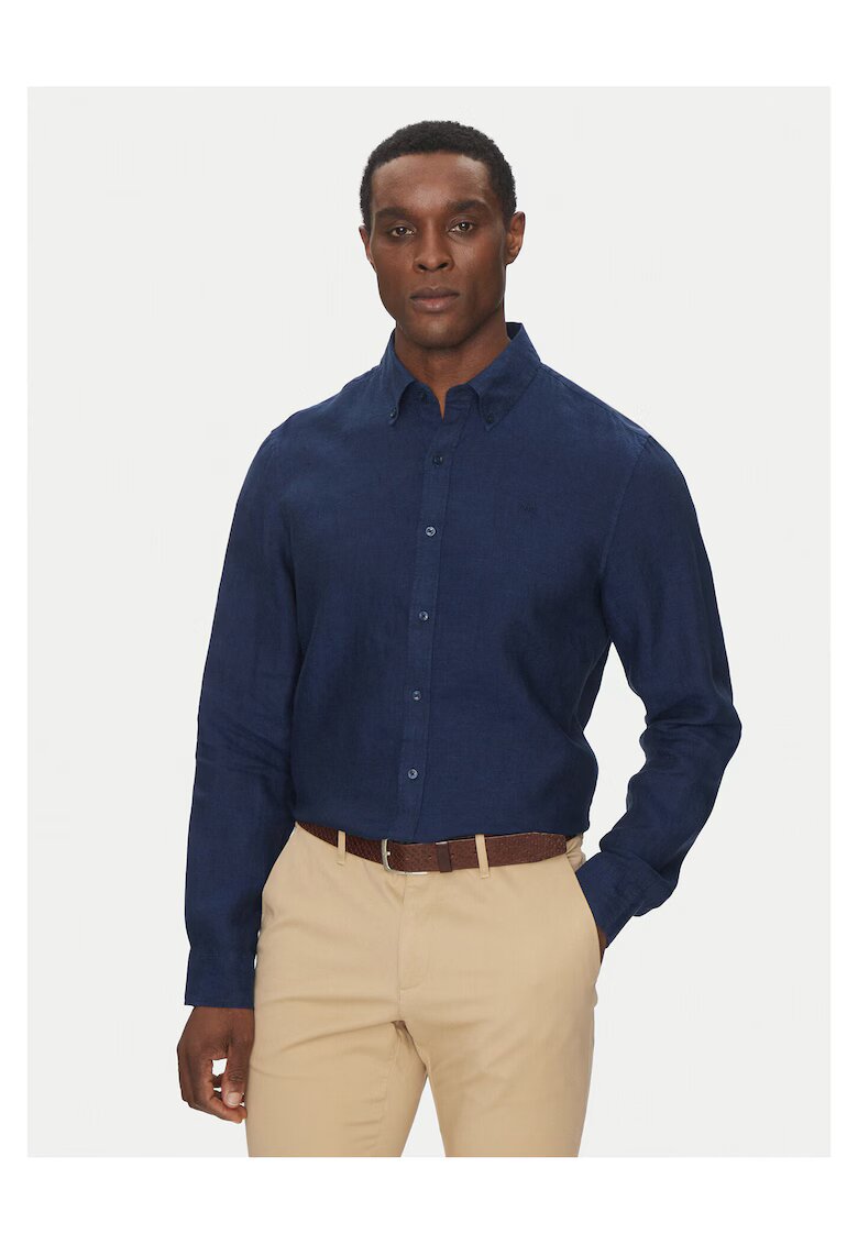Michael Kors Camasa barbati - bleumarin - bumbac