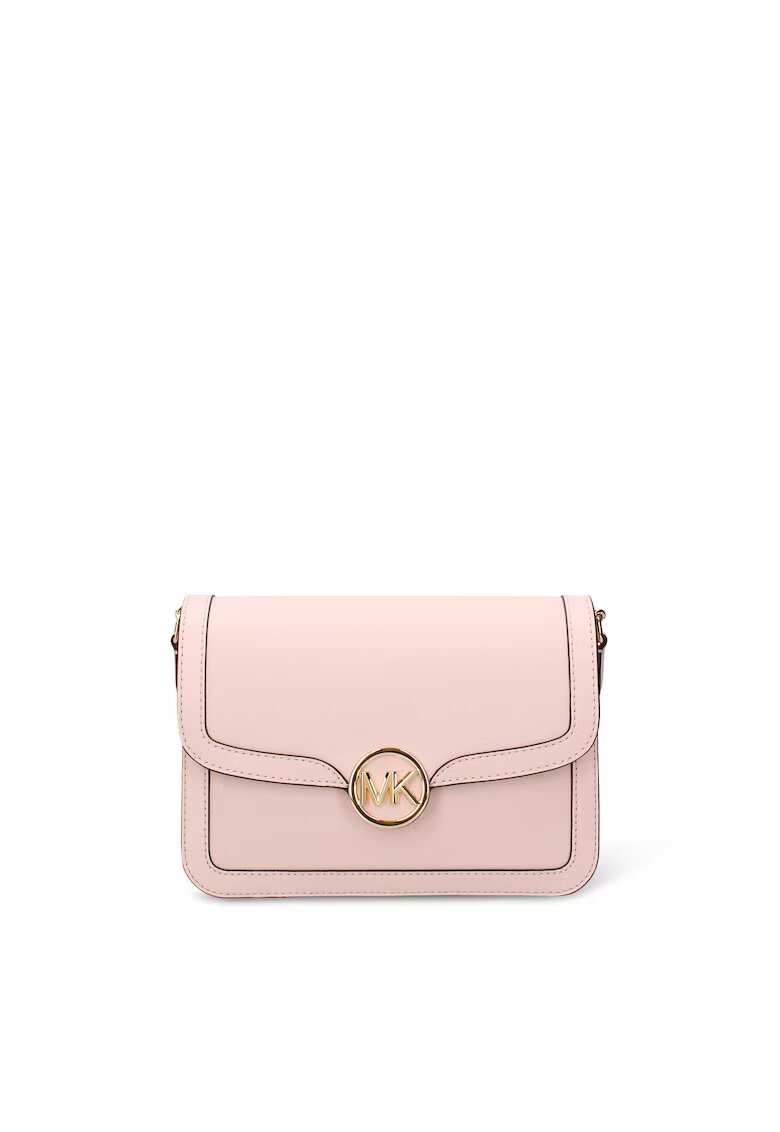 Michael Kors Geanta crossbody cu clapa Elowyn Chic - Roz pastel