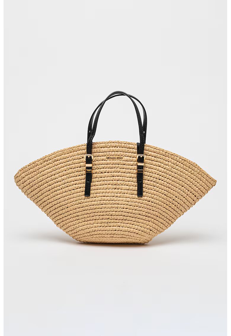 Michael Kors Geanta cu maner si buzunar interior - Negru/Bej