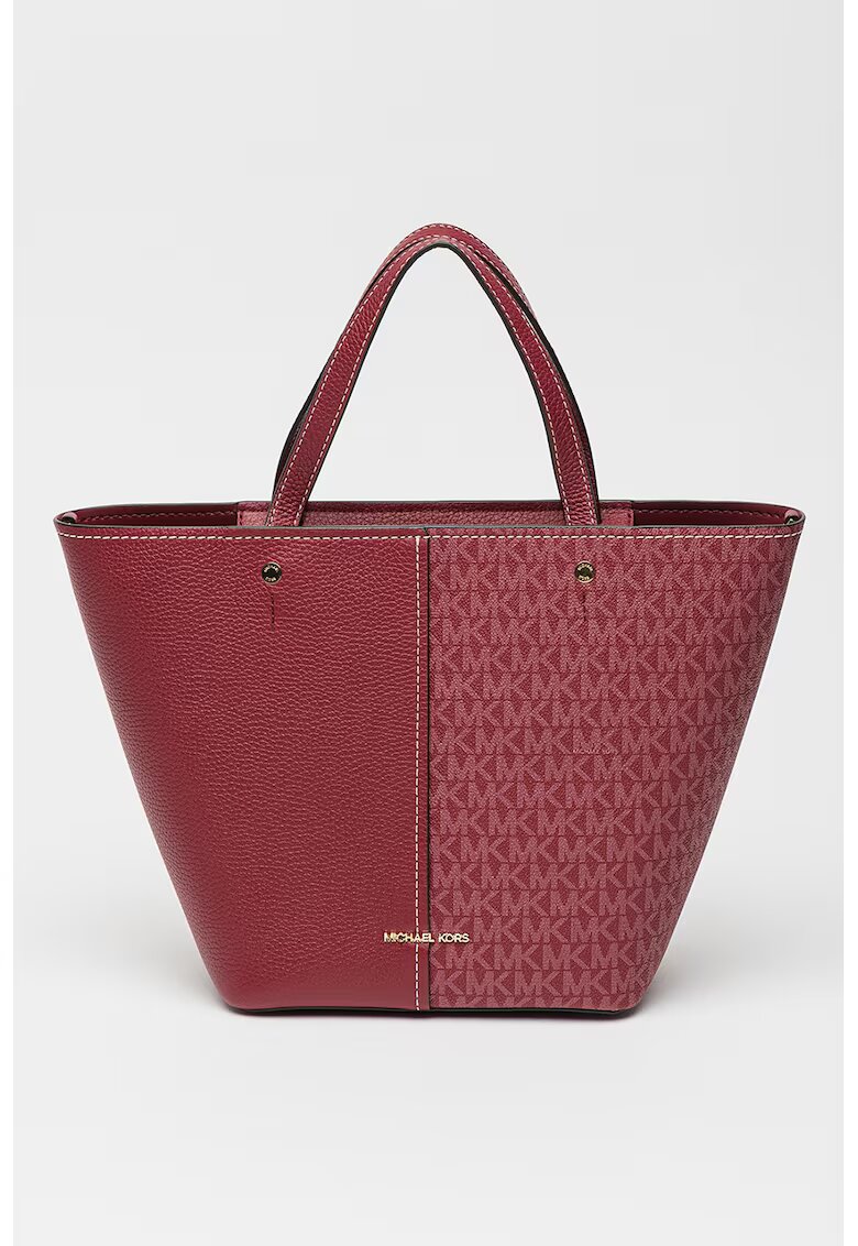 Michael Kors Geanta tote cu monograma Flora - Violet tyrian