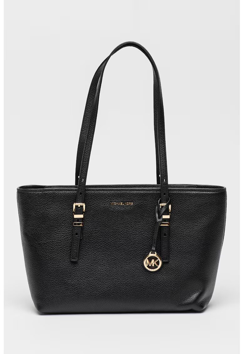 Michael Kors Geanta tote de piele Saffiano Jet Set Travel - Negru