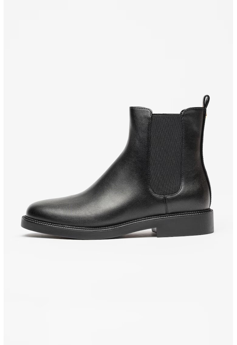 Michael Kors Ghete Chelsea din piele ecologica - Negru