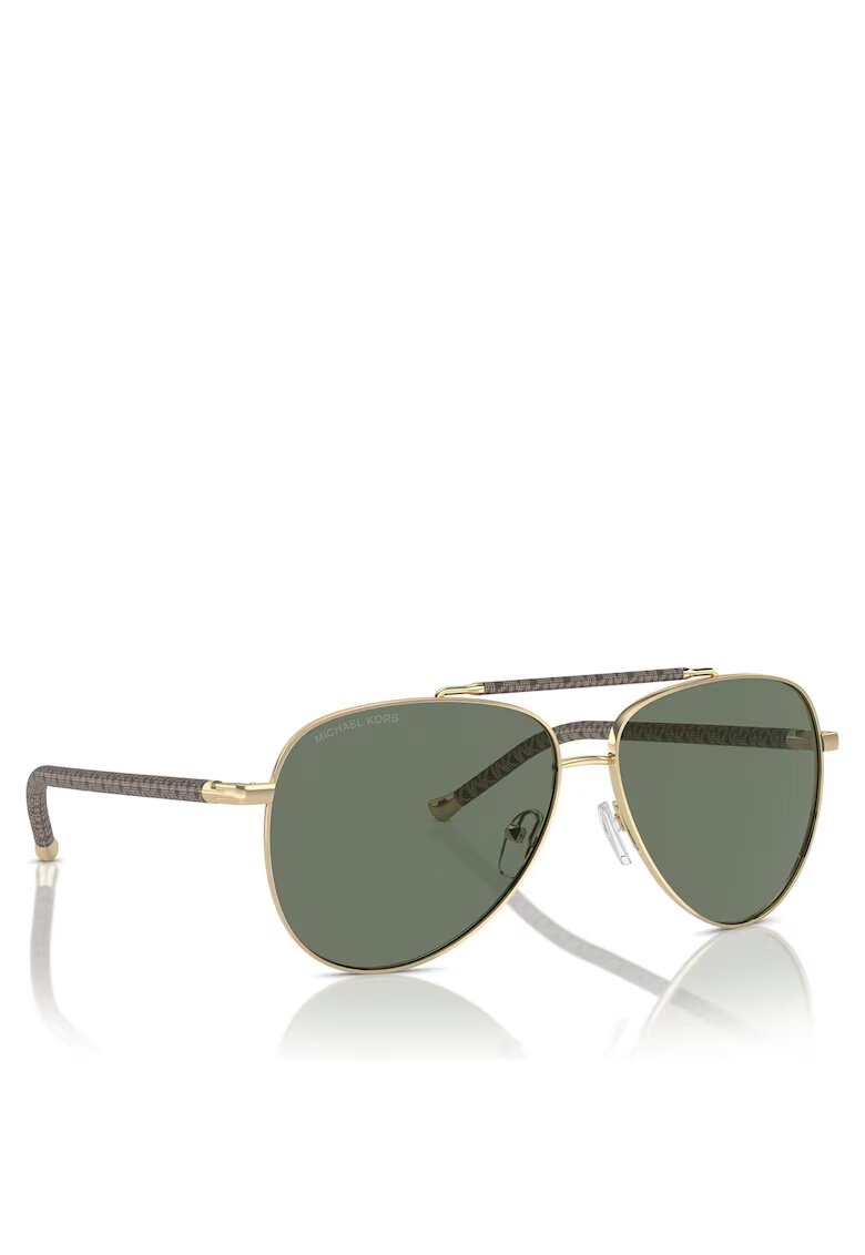 Michael Kors Ochelari de soare dama Light Gold Shiny/Green Solid - 59mm