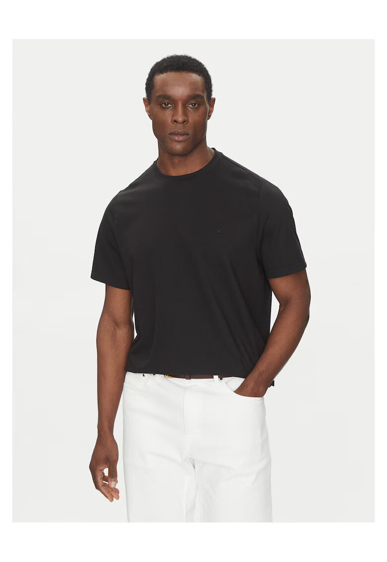 Michael Kors Tricou barbat - negru - bumbac - uni