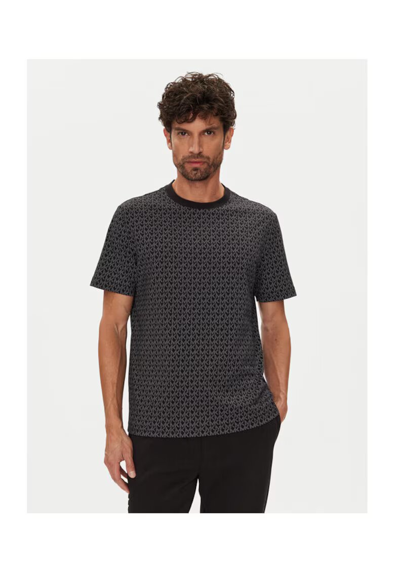 Michael Kors Tricou barbati negru - bumbac