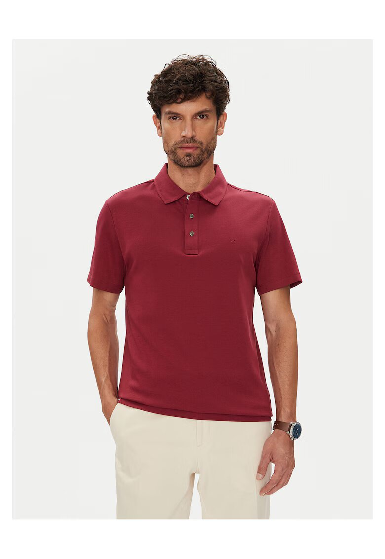 Michael Kors Tricou barbati - visiniu - bumbac