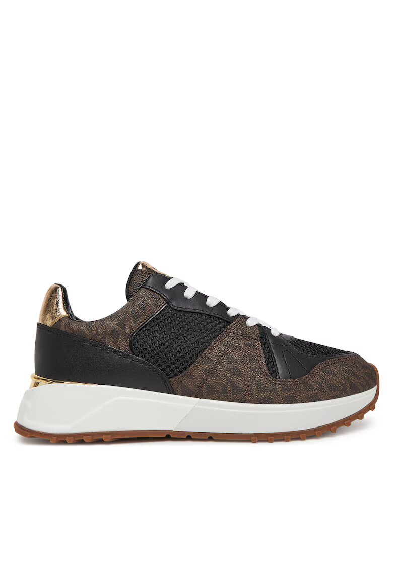 Michael Michael Kors Adidasi sport dama 43S5JMFS1B - piele naturala - maro/negru