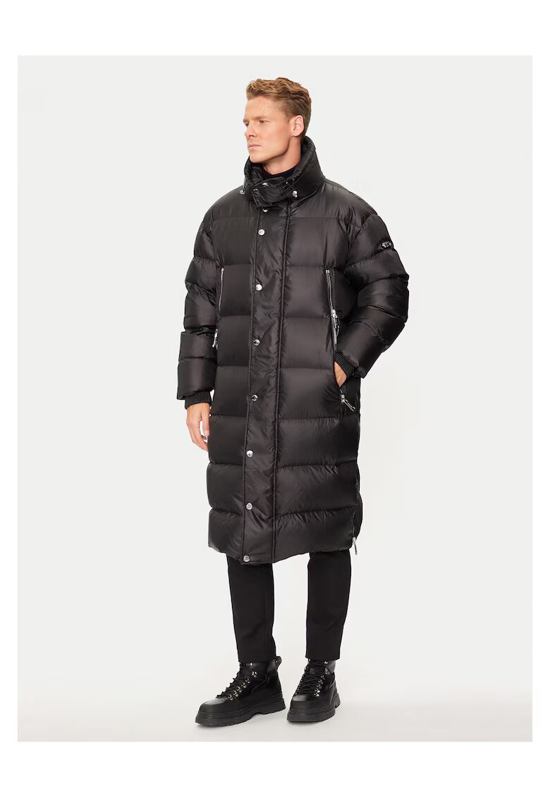 Michael Michael Kors Geaca din puf barbati negru - fabricata din material de calitate