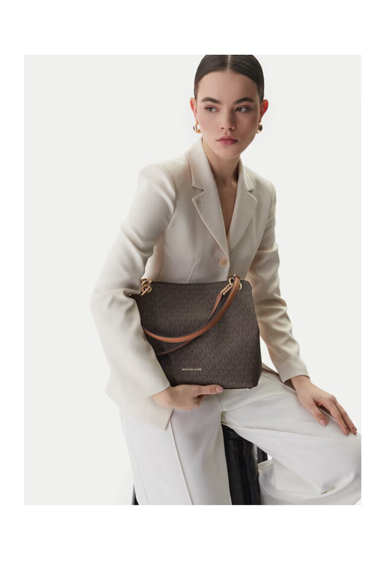 Michael Michael Kors Geanta dama Kensington - culoare Brn/Acorn - dimensiuni 30x30cm