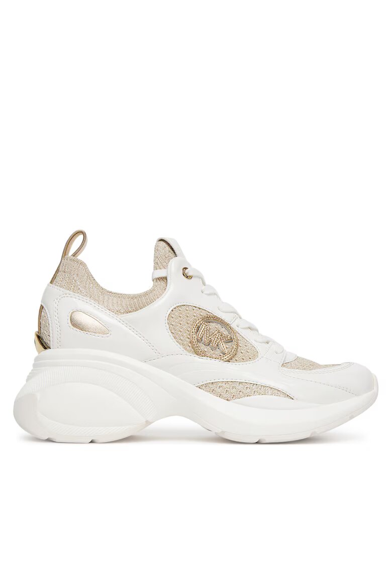 Michael Michael Kors Pantofi sport dama - 43S5ZUFP3D - alb/auriu