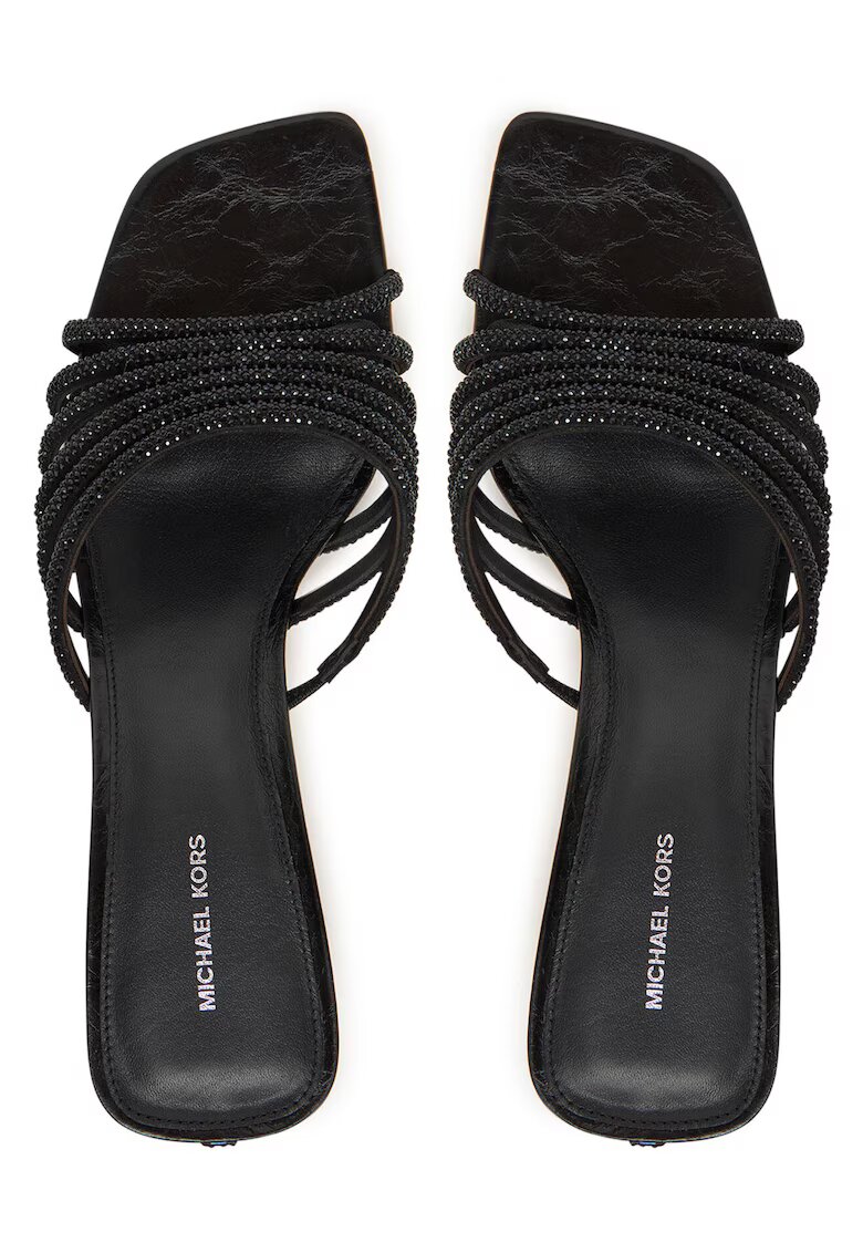 Michael Michael Kors Papuci cu toc dama - Haisley - piele ecologica - negru