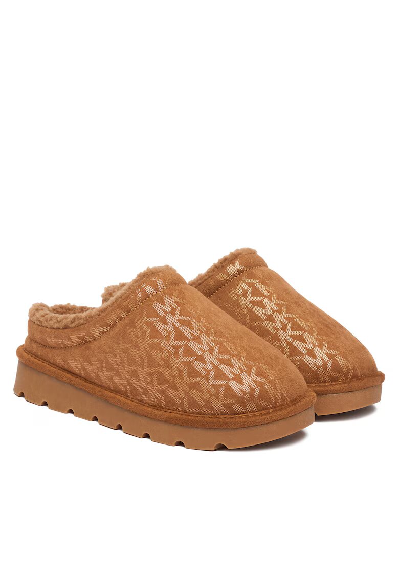 Michael Michael Kors Papuci de casa pentru fete MK03782220 - Textil - Maro