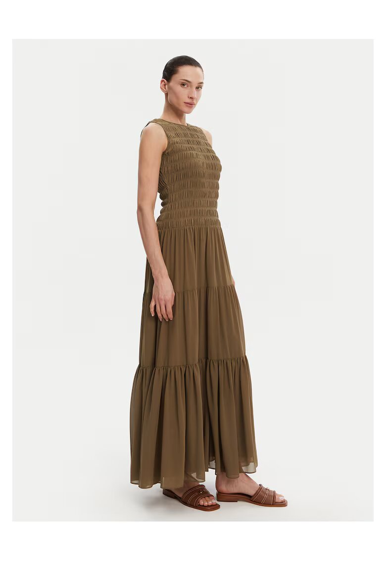 Michael Michael Kors Rochie de vara dama kaki - 2 caracteristici reprezentative