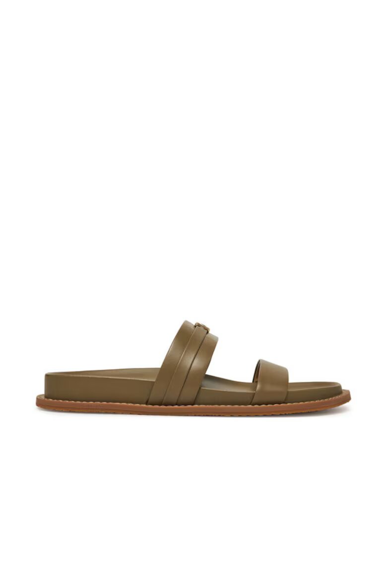 Michael Michael Kors Slapi dama - Safari piele naturala - Mandy Flat - Verde
