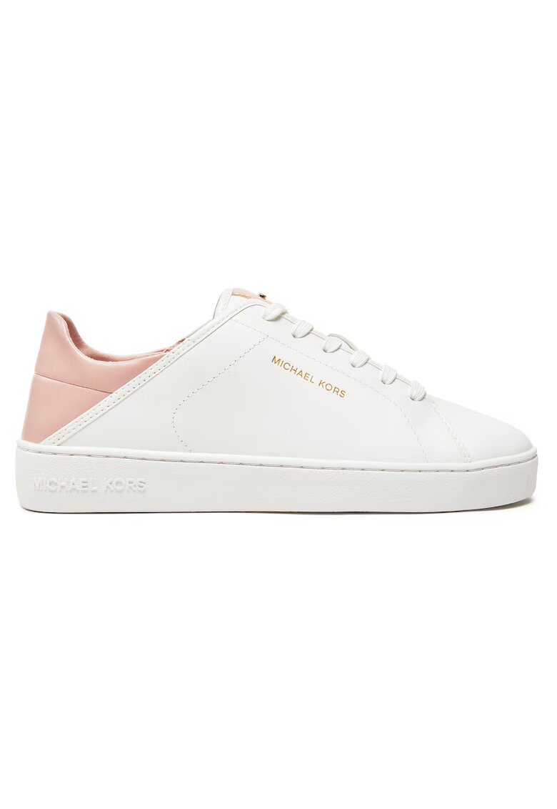 Michael Michael Kors Tenisi dama Smokey Rose 43T4JN - piele naturala - alb/roz