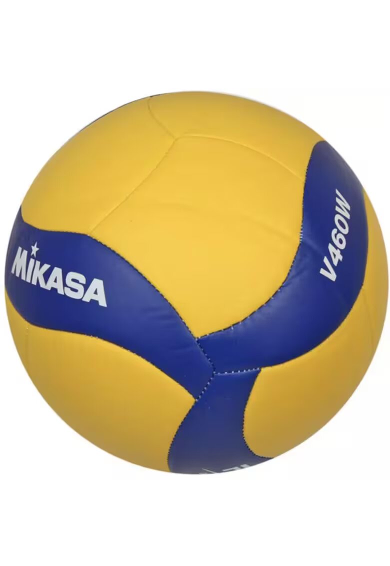 Mikasa Minge volei - V460W mini - Piele sintetica - Marime 4 - Albastru/Galben