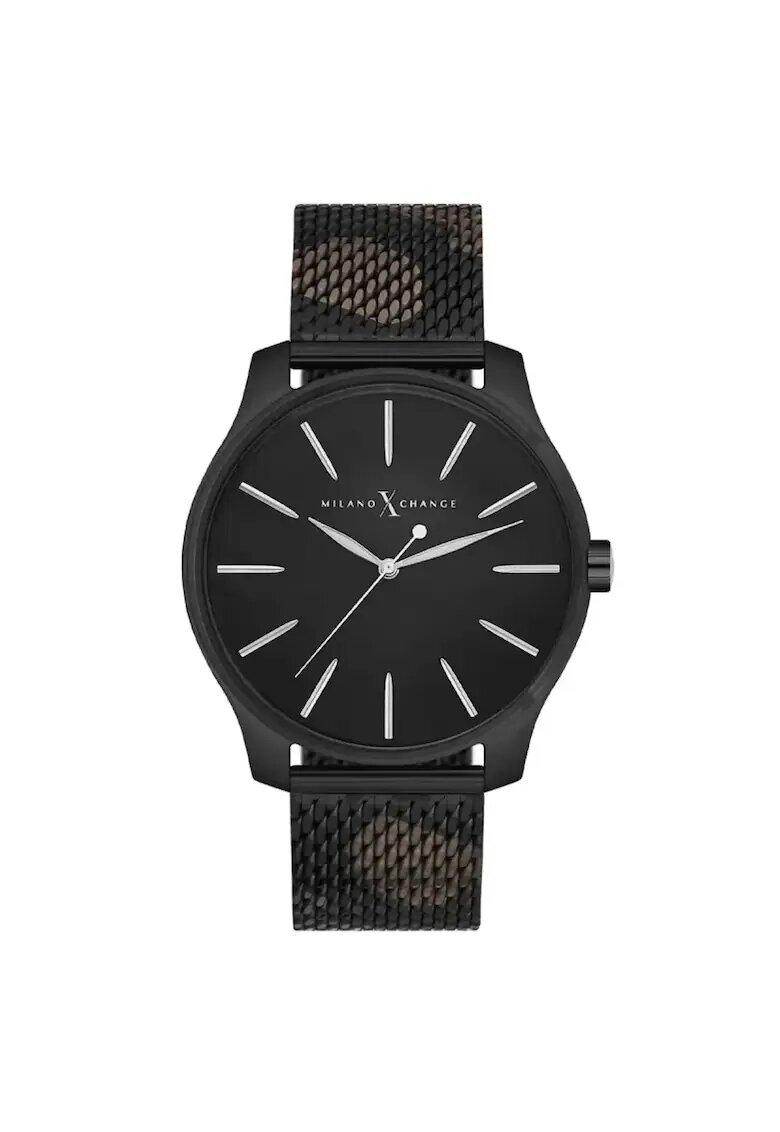 Milano X Change Ceas barbatesc MEX3103 - carcasa otel 44mm - curea otel - rezistent la apa 3 ATM - negru