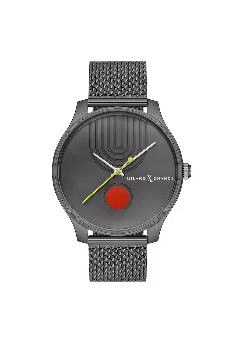 Milano X Change Ceas barbatesc MEX3238 43mm - curea textila gri - rezistenta la apa 3 ATM
