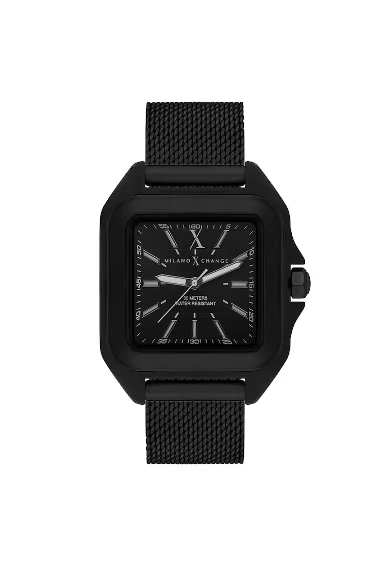 Milano X Change Ceas barbatesc MXU10005 - 38mm - curea metalica - negru