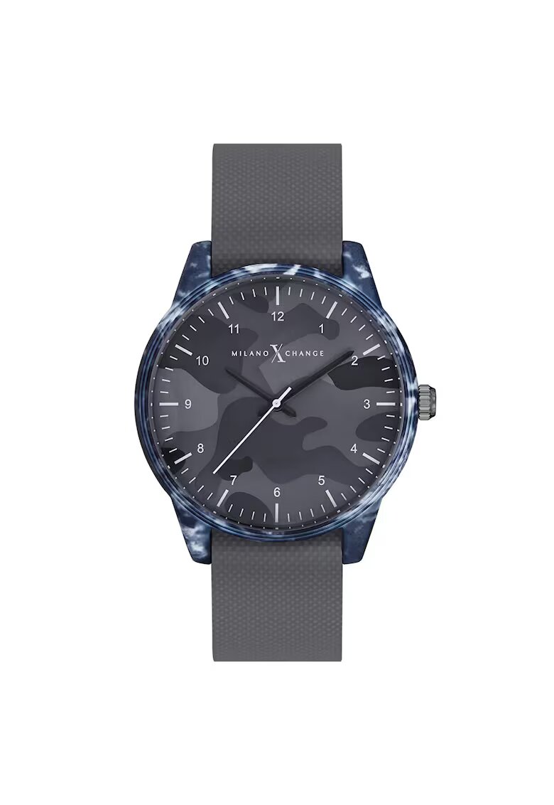 Milano X Change Ceas barbati MEX3108 gri 43mm silicon