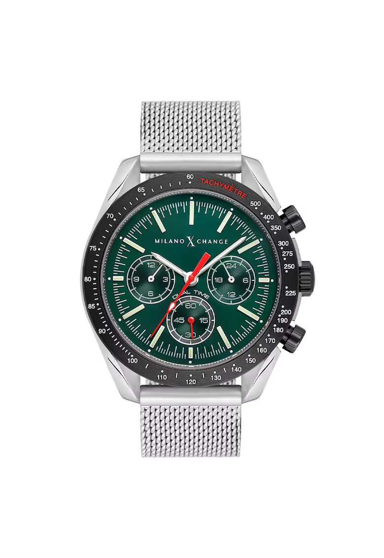 Milano X Change Ceas barbati MXG3121 - quartz - gri metalizat - 43mm - otel - 5 ATM