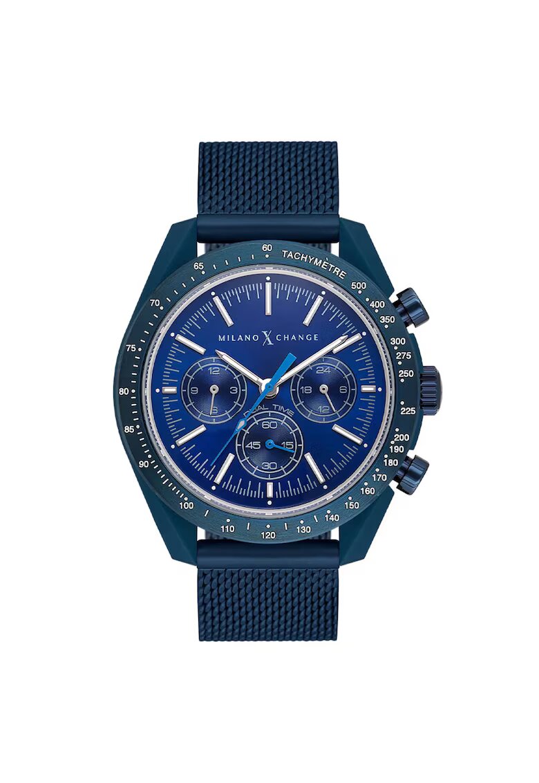 Milano X Change Ceas barbati MXG3124 albastru 43mm metal quartz 5ATM